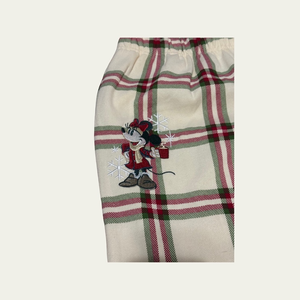 NEW Disney Lounge Pants for Women - Walt's Holiday Lodge - Minnie Mouse size XS - Picture 4 of 6